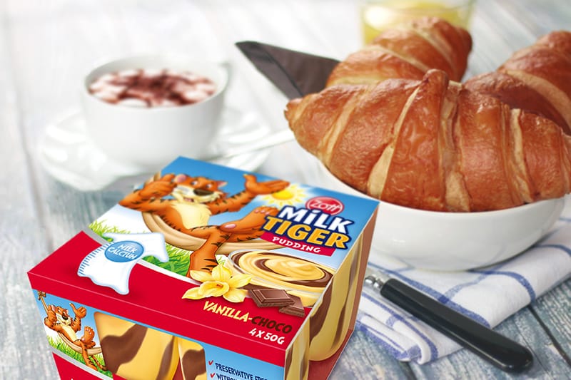 Vsestranska mlečna zabava za otroke