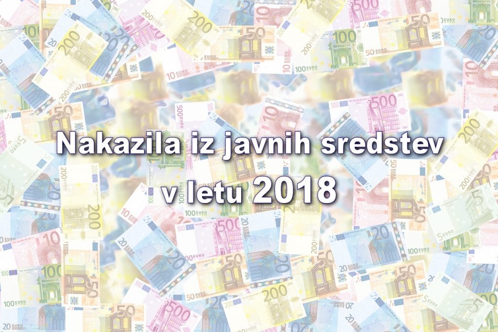 Nakazila iz javnih sredstev 2018 Nakazila iz javnih sredstev 2018
