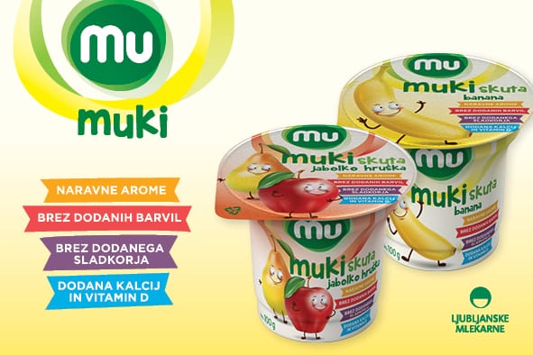 Mu muki - sadna skuta v dveh okusih