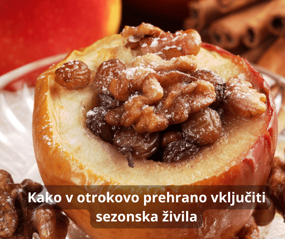 Uravnotežena jesenska prehrana za otroke: Kako v otrokovo prehrano vključiti sezonska živila